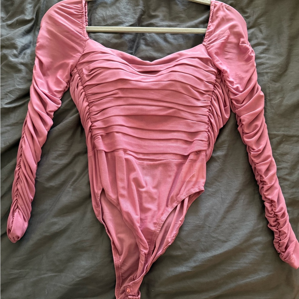 Princess Polly Mauve Long Sleeve Bodysuit